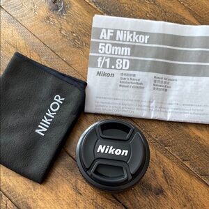 Nikon AF Nikkor 50mm f/1.8D Lens